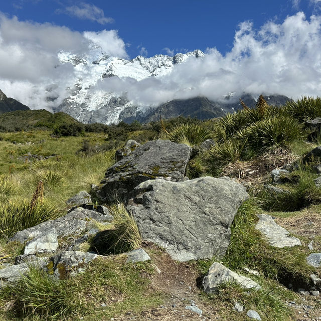 Hiking beneath the fiords