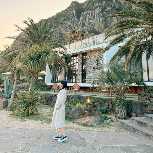 제주도 산방산 카페 원앤온리 이국적인 뷰 끝판왕❤️