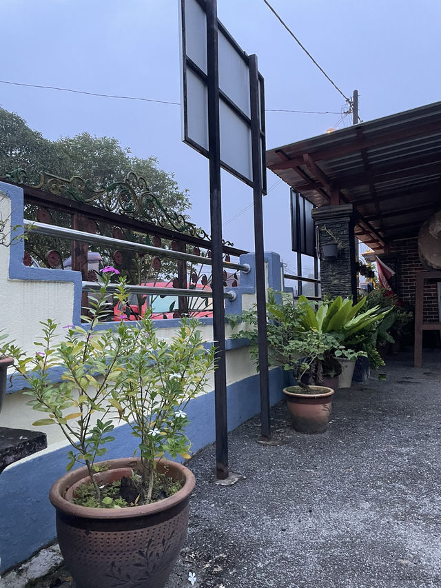 The calmness of the early morning in Kampung Kalai