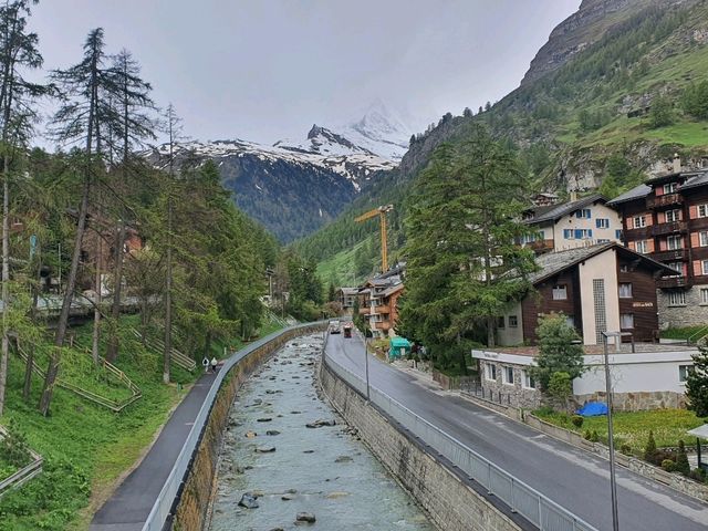 Zermatt - car-free town and blacknosed sheep