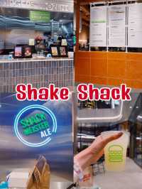 Shake Shack eat burger and lemonade