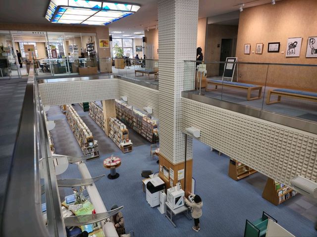 해외여행 북해도의 조용한 Asahikawa Central Library