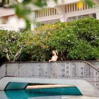 พักผ่อนบรรยกาศดี ที่ dusit thani huahin