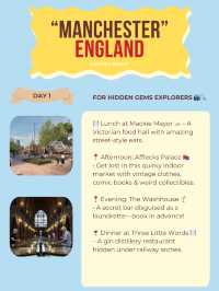 Manchester itinerary 🇬🇧🚲