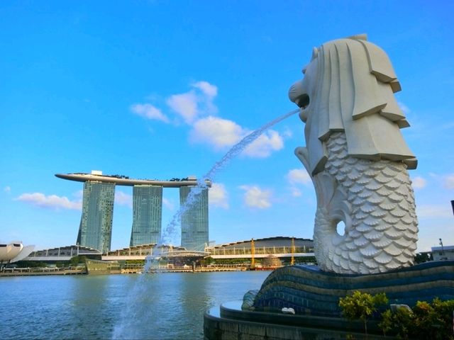【シンガポール】定番！マーライオン🦁