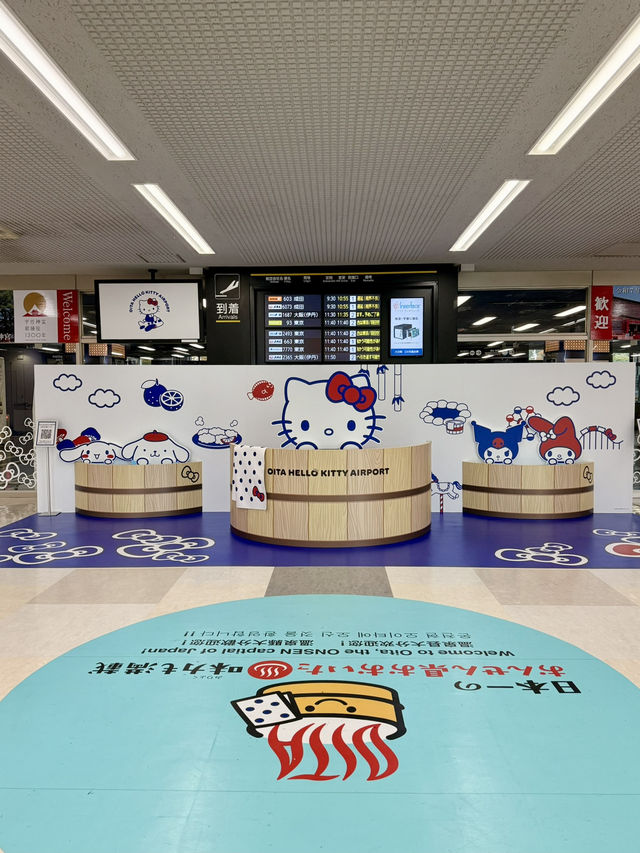 【大分】万博期間中限定！大分ハローキティ空港✈️