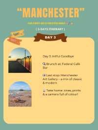 Manchester 3-days itinerary 💚