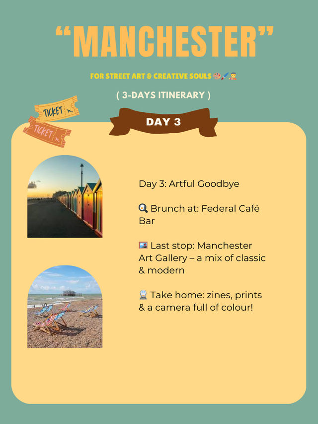 Manchester 3-days itinerary 💚
