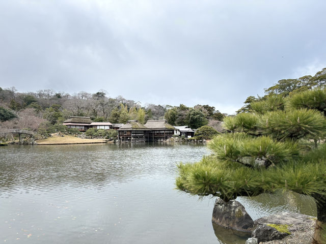 水影綺景：京都御苑的靜謐之美🌊
