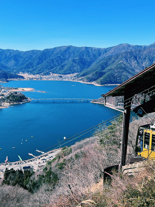 ［東京旅遊］天上山公園-搭乘纜車🚡遠眺富士山🗻風光
