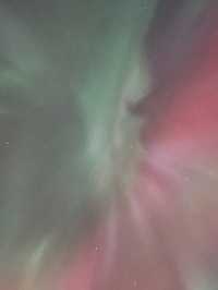Yoga under the northern light in Saskatchewan Canada🇨🇦💖