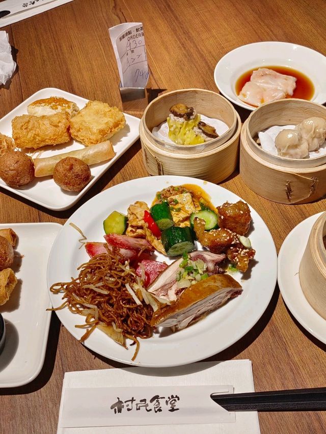 新莊吃到飽，村民食堂廚窗港點 新莊i-Tower店