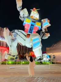 【大阪・万博】ミャクミャクを見守るガンダム様💙❤️