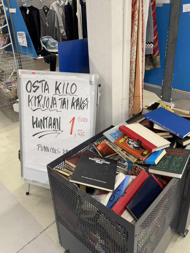 【フィンランド🇫🇮】ロヴァニエミで屋内フリーマーケット？！