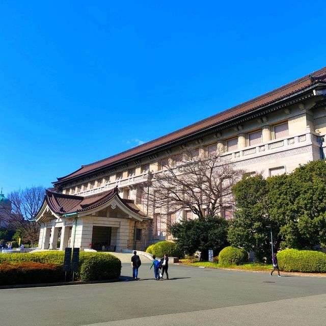 Tokyo National Museum for half price with a student ID card!