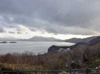 🌄 Scenic Stop with Local Charm – Silo Observation Deck at Lake Toya