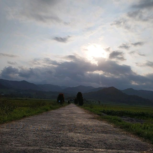 enjoy sunsit in Menoreh View