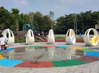 一座太陽、月亮與地球的遊樂場#崁頂共融遊戲場(崁頂公園)屏東縣崁頂鄉