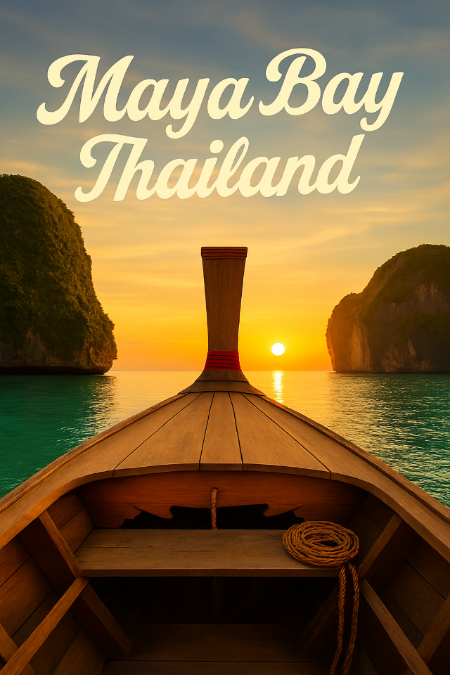 ⛵️ Maya Bay… สวรรค์กลางทะเลอันดามัน 🌅