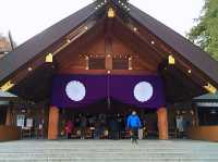 在上百年的北海道神宮體驗七五三祭
