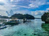 Gliding through Twin Lagoon, Coron