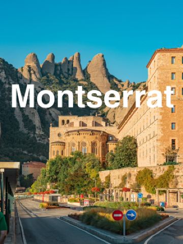 西班牙巴塞隆納附近的蒙特塞拉特之旅