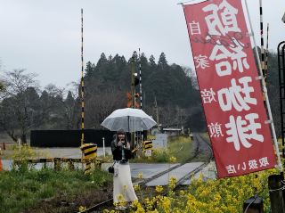 The food station has a Japanese drama feel to it 🥰 A slow-paced rural station 🚞