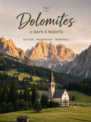 🇮🇹 Dolomites 6 Days 5 Nights Road Trip to one of the most beautiful mountain ranges in the world 🏔️✨