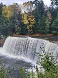 The Majestic Upper Falls are a must see stop in Michigan's U.P.