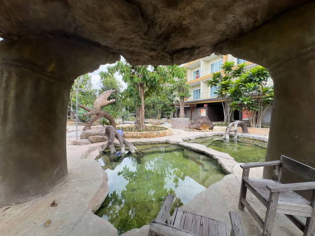 Salt hot spring in Krabi 
