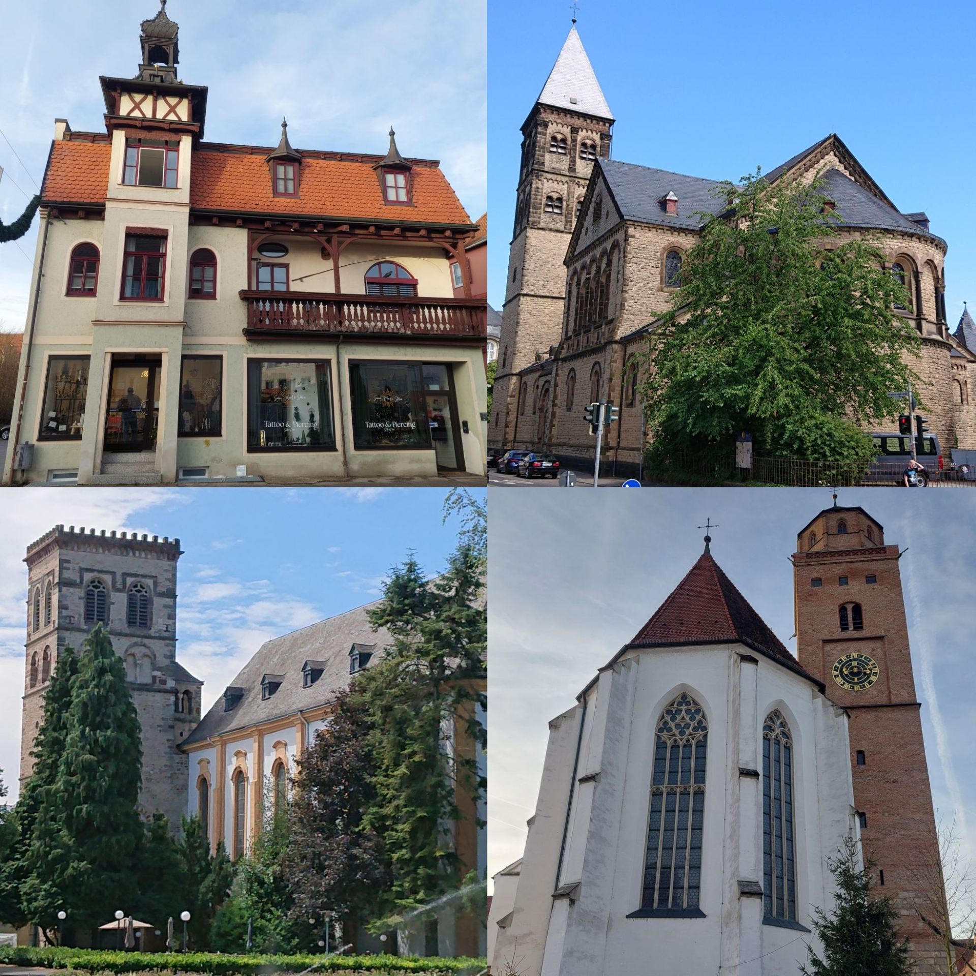Trier in Germany, beautiful churches 