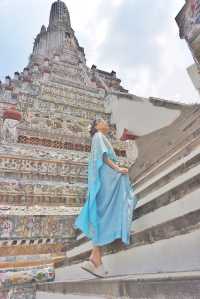 【Travel around the 🌍 world】Bangkok, Thailand 🇹🇭. Photoshoot in Thai costume at the Arun Temple