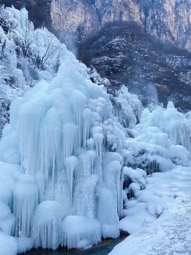 河南焦作雲台山～冬日感受冰瀑的震撼