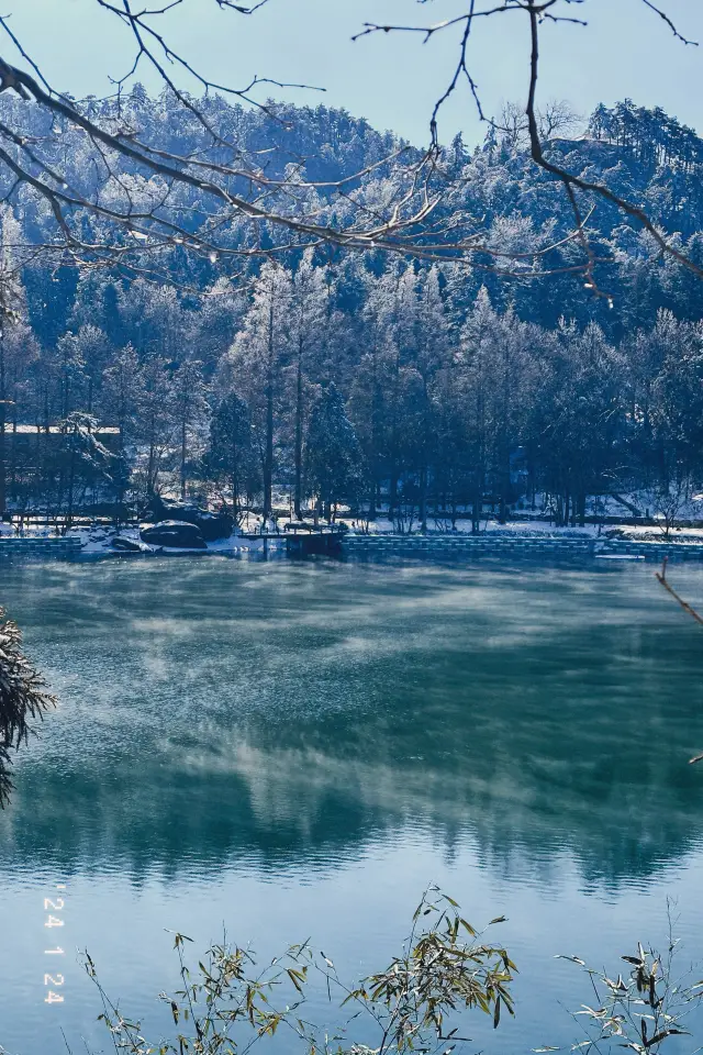 The snow scenery of Lushan is really beautiful!!