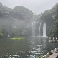 Cheonjiyeon Waterfall Jeju South Korea