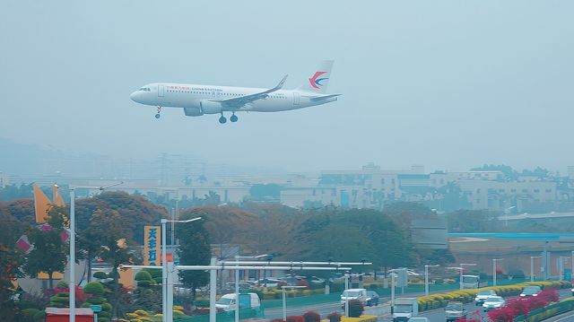 廈門高崎機場外｜追逐飛機的掠影瞬間