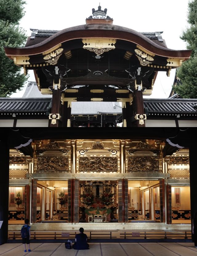 京都｜東本願寺的黑金之美。