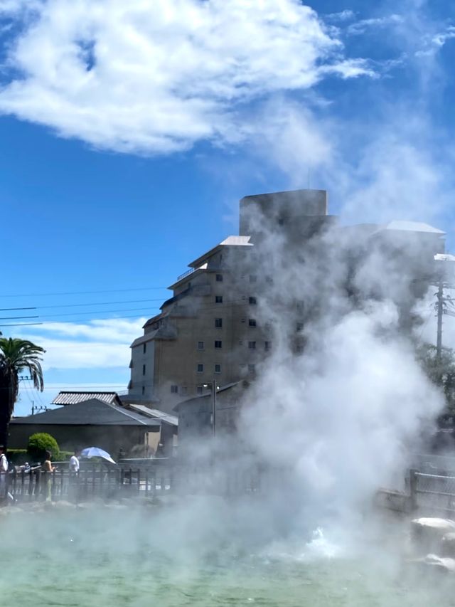 日本九州別府八大地獄溫泉。