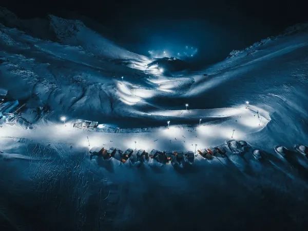 Experience the Magic of Shymbulak Ski Resort at Night