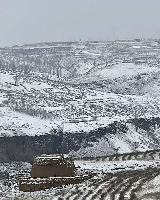 你們見過冰封的黃河嗎？山西老牛灣