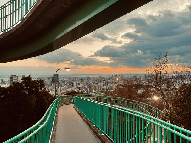 神戶 Venus Bridge|諏訪山公園日落