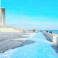 24年不遇嘅大雪，青島嘅海變成咗點樣？