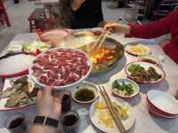 진정한 충칭 훠궈 맛보기 (충칭 공항 근처)