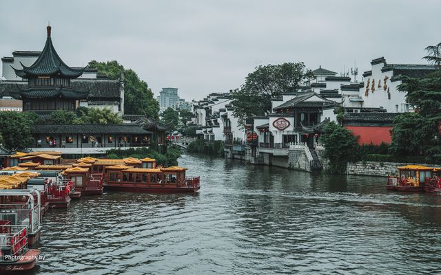 南京夫子廟秦淮河
