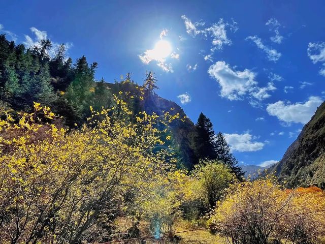 祁連山秋色徒步攻略