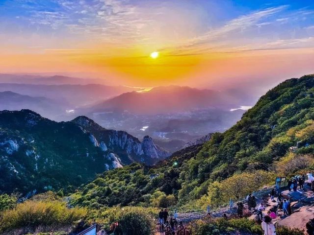 泰山秋韻，雨潤花楸紅賞楓正當時