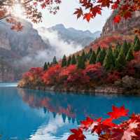 誰說紅葉只有香山？邯鄲這片"小香山"美翻了！