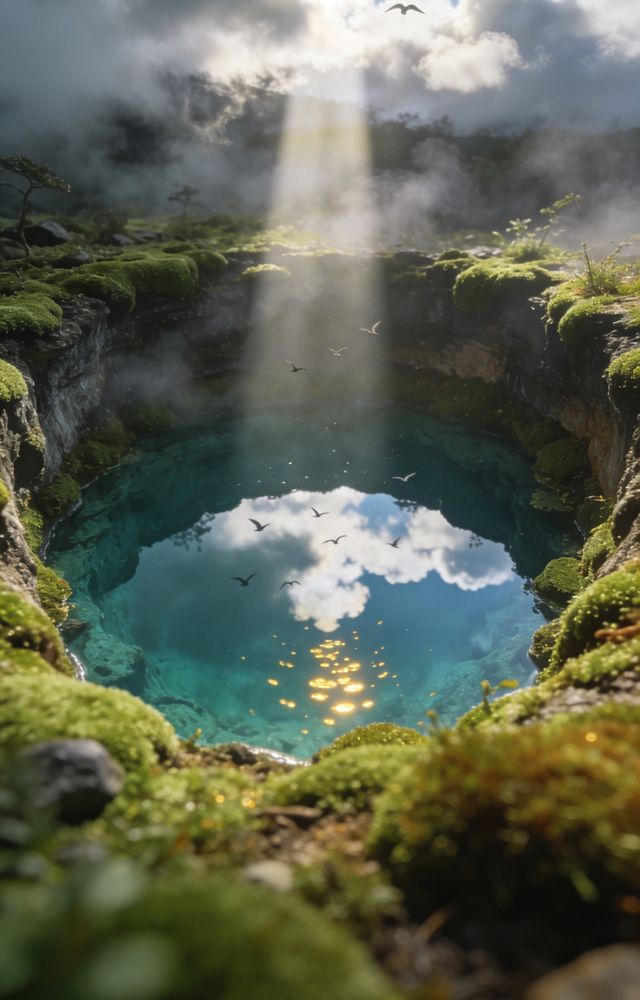 秘境天坑,光之聖殿 秘境天坑,光之聖殿