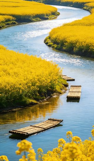 Shaanxi Rapeseed Flowers