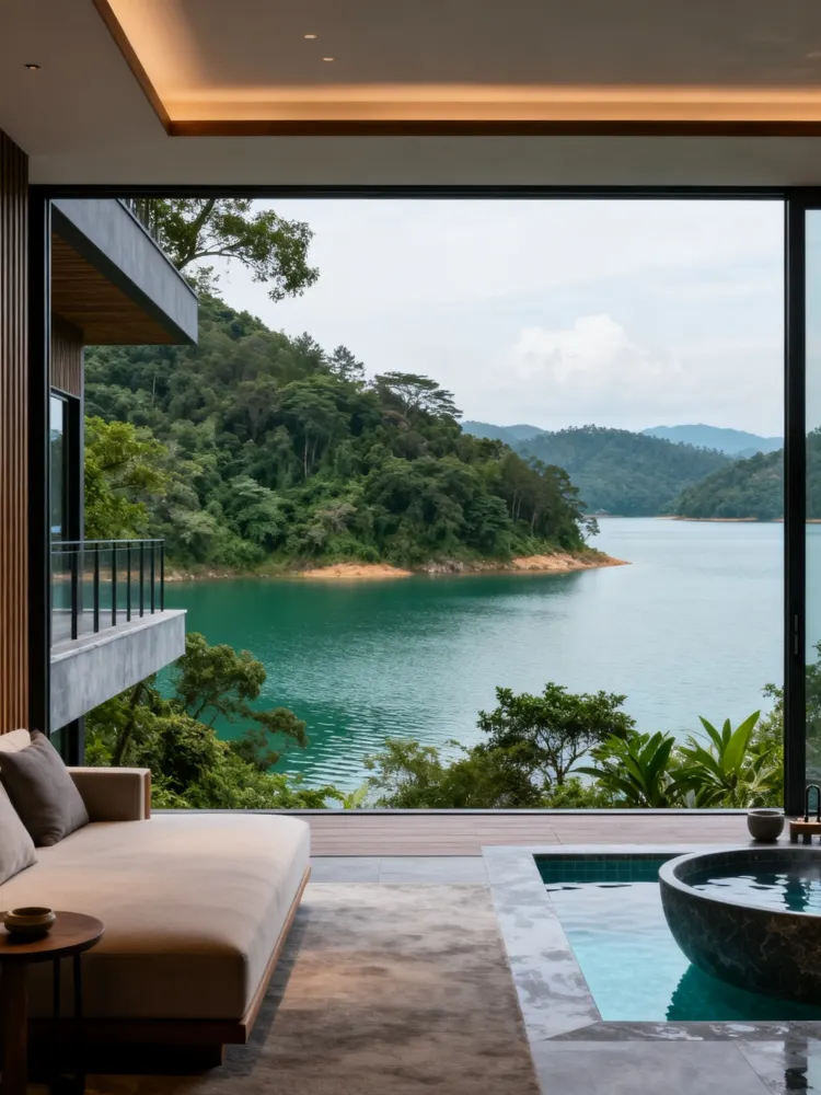 河源萬綠湖住喺呢度!沉浸式吸氧